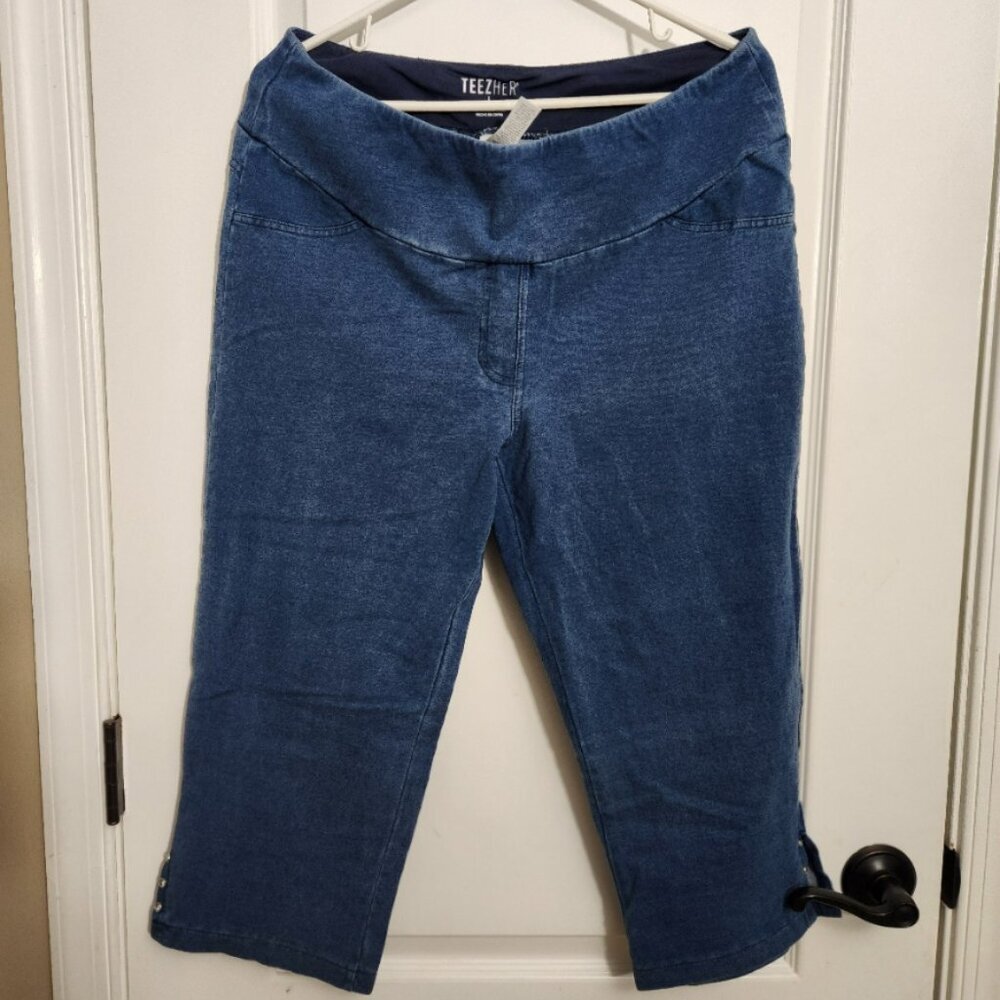 TeezHer smoothing/slimming Capri Pants